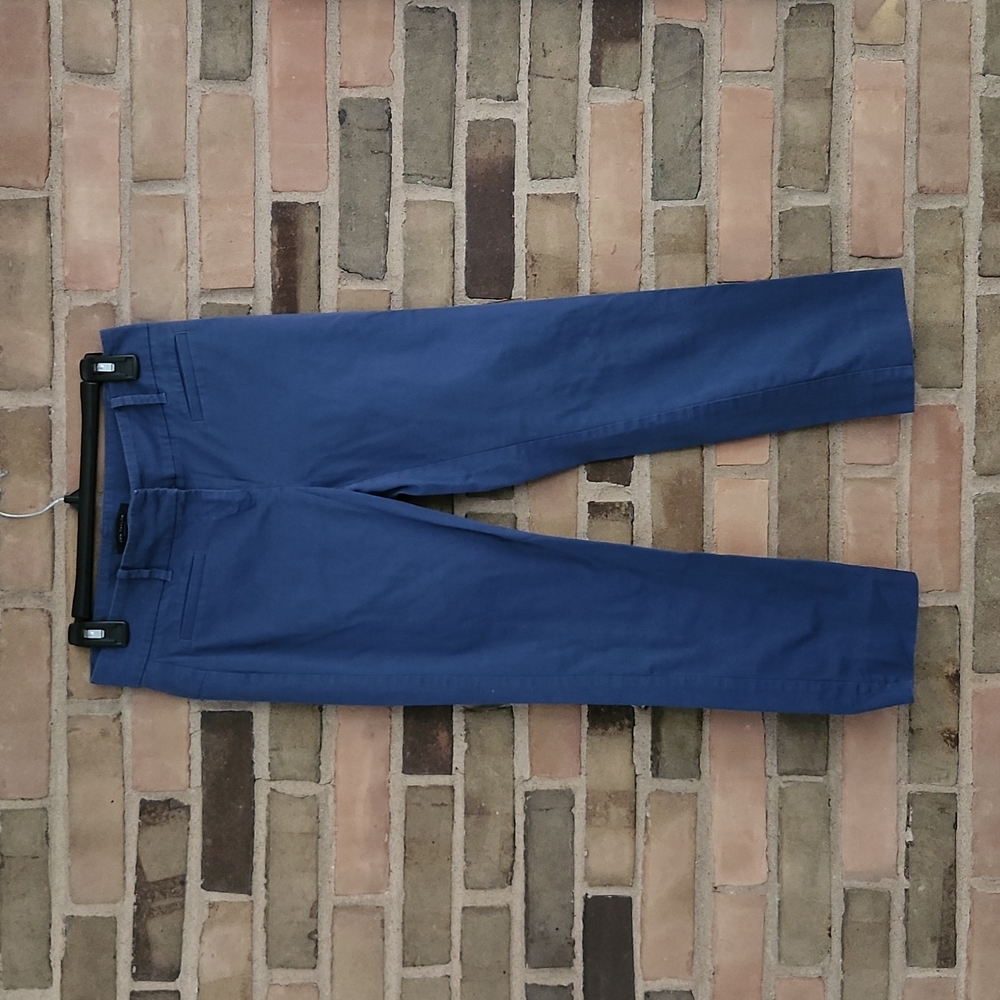 Ann Taylor Crop Pants, 0, Blue